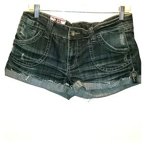 1st Kiss Edgy Jean Shorts